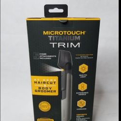 Micro Touch Titanium Trim Hair Cutting Body Shaver and Groomer New