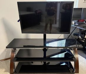 Moving Sale - Whalen Xavier 3-in-1 TV Stand with Panasonic TV - OBO