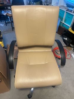 Beige Office Chair