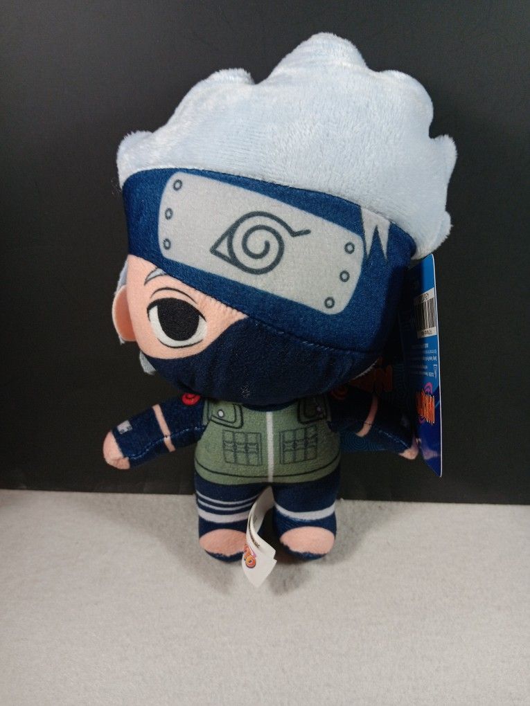 Naruto Shippuden Kakashi Stuffed Animal 7" Plush Doll Anime Licensed NEW