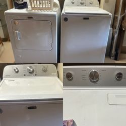 Gas dryer and washer two years new