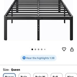 Queen bed frame