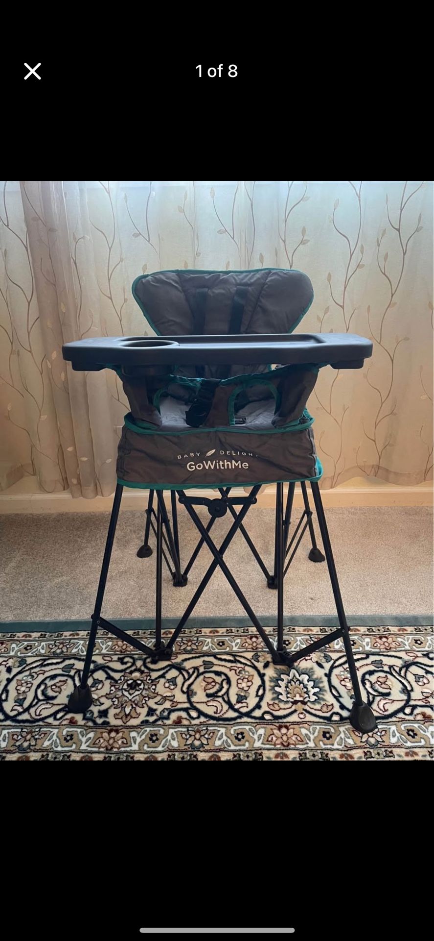 Baby Delight Go with Me Venture Portable Chair | Indoor and Outdoor | Sun Canopy | 3 Child Growth St