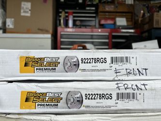 BRAKE ROTORS 922278RGS FRONT