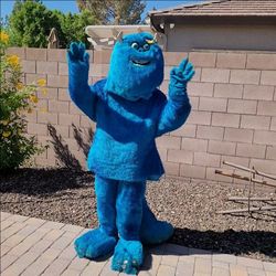 Handmade Vintage Halloween Monsters Inc Sully Costume