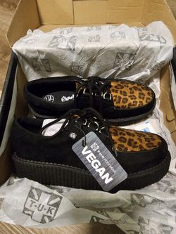 TUK Creepers Leopard Men's 5 Wo 7