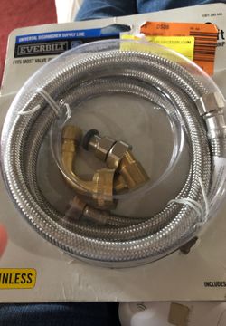 Universal dishwasher supply line
