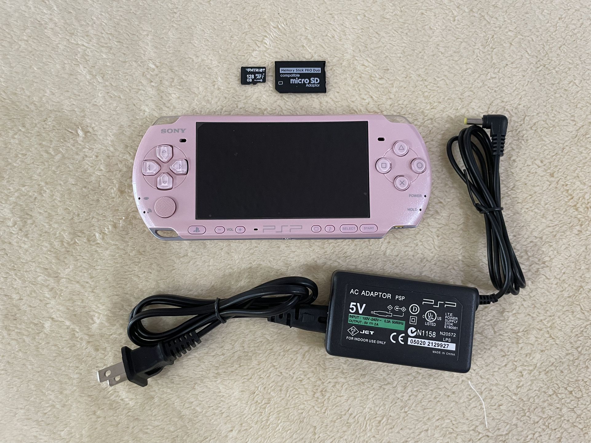 Sony PlayStation Portable Psp 3000 Pink w/ 7000+ Games Saved