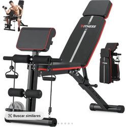 FITNESS Adjustable Workout Bench - All-in-One