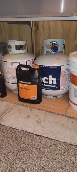 Pair of 20lb Propane Tanks – Partially Full