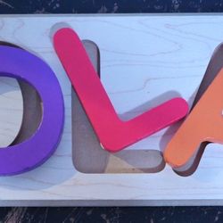 Wooden NOLAN named Puzzle