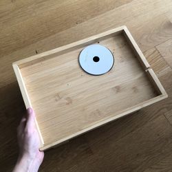 Screw-On Bedside Table Shelf