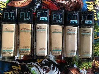 New Maybelline  fit me foundations