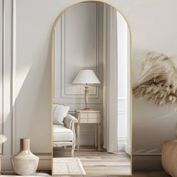 MIRROR - 70 x 32 Full Length Arch Mirror with Stand 32 x 70