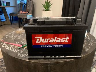Duralast car battery