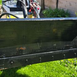 Mini skid steer snow plow 30 degree 43inch wide-21" high