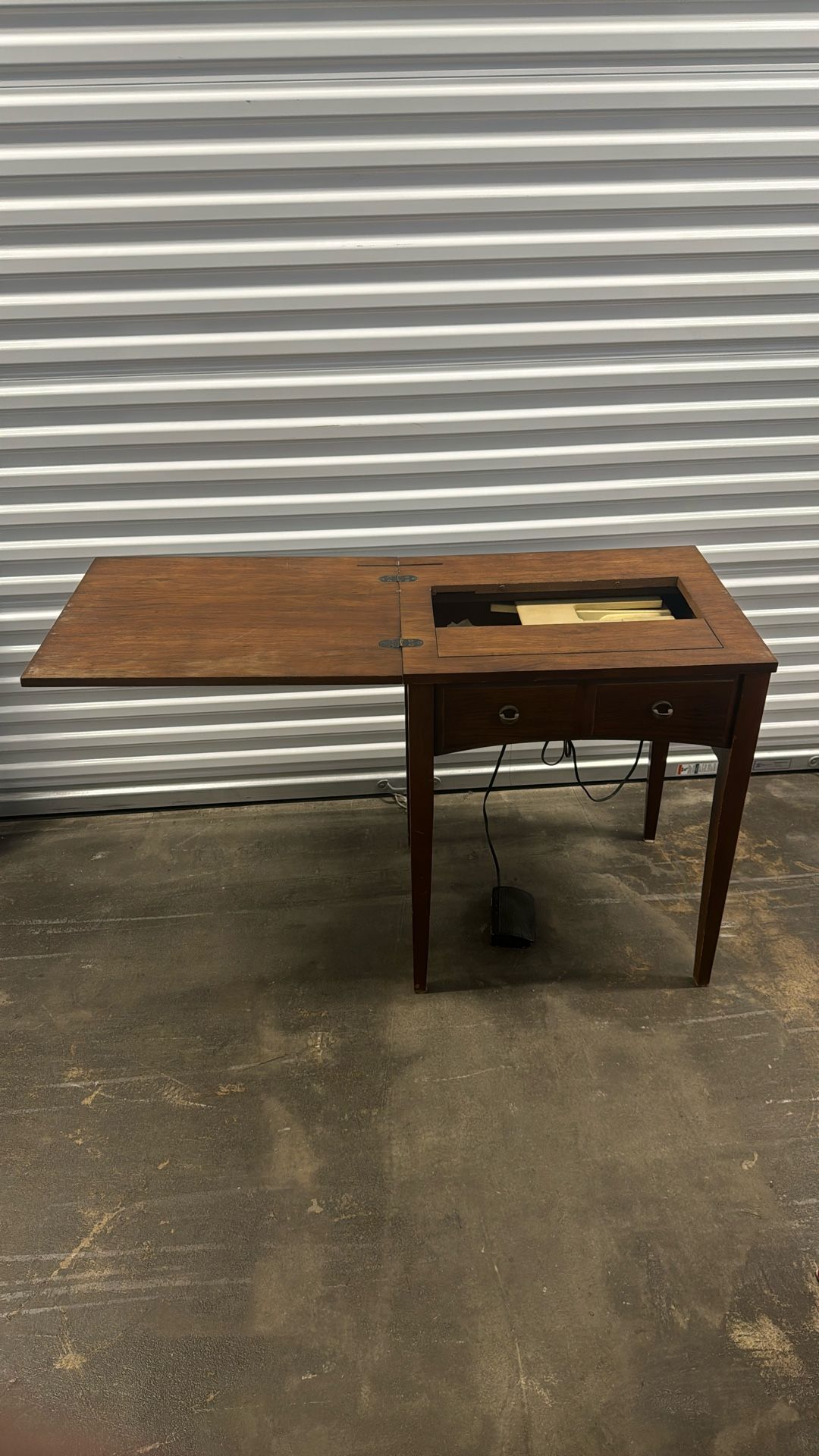 Antique Swinger Sowing Table