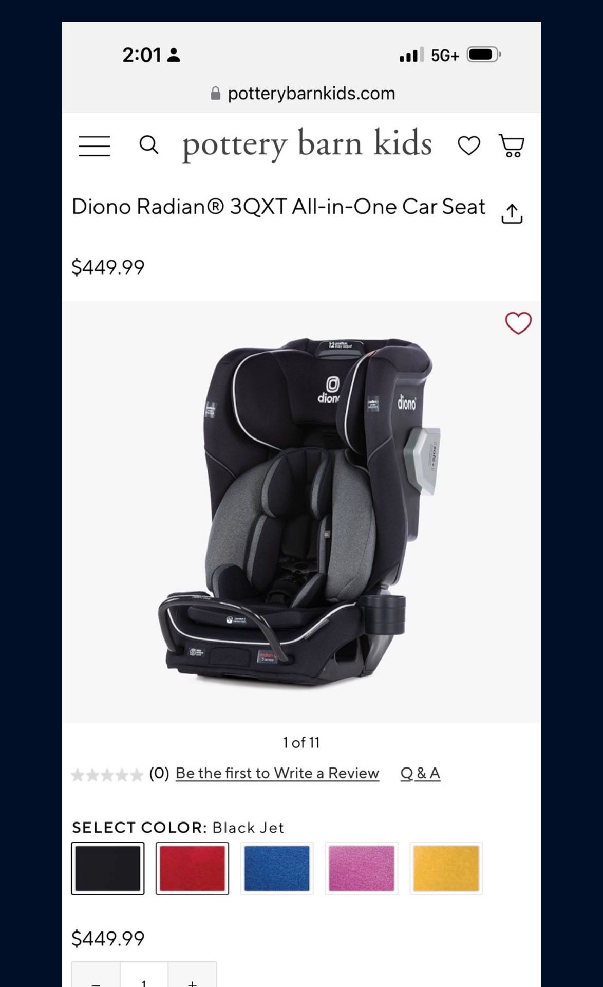 Diono Car Seat