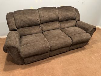 Couch with recliner seats