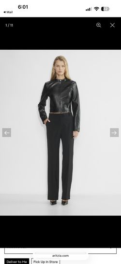 Aritzia Brand New Leather Jacket