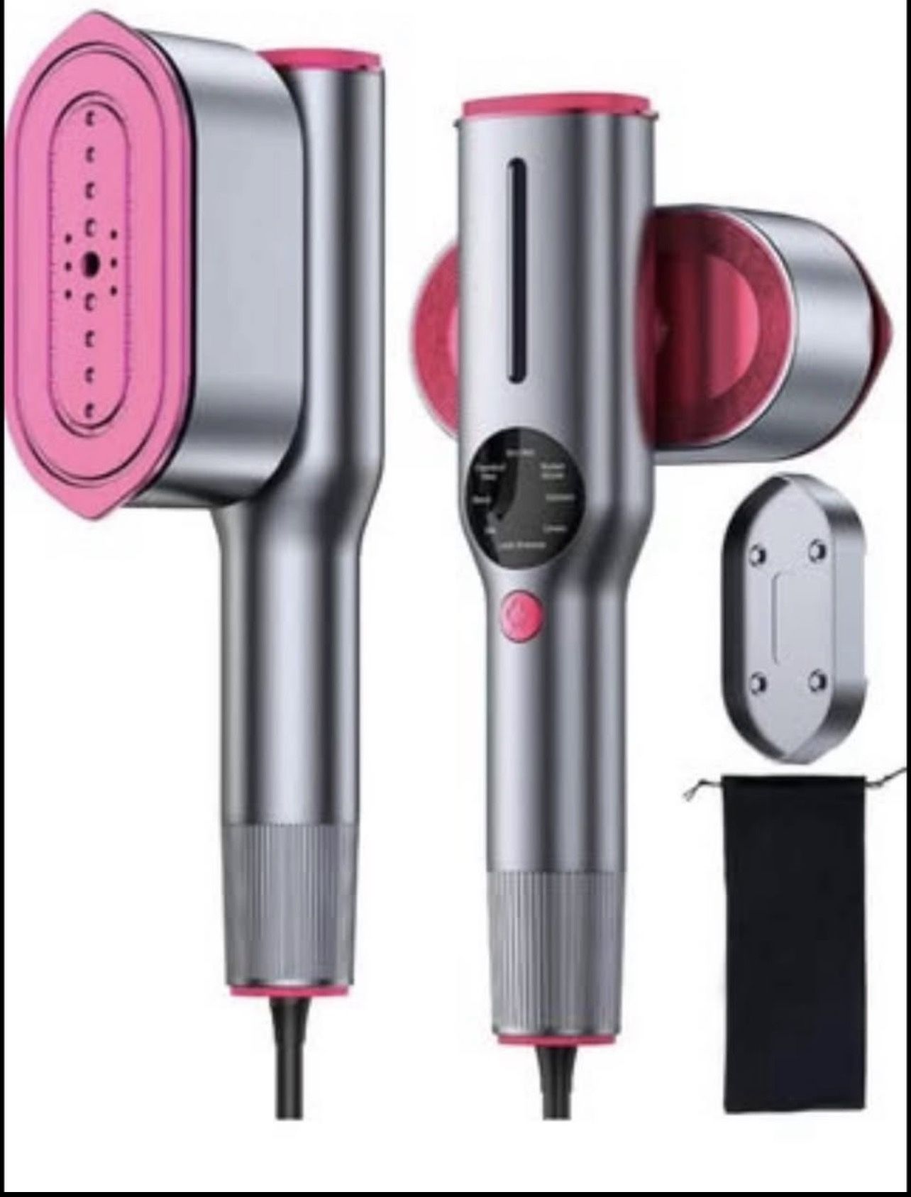 Brandnew Travel Steamer for Clothes,10s Heat Up,6+1 Professional Modes for Easier Use,Travel Size Garment Steamer & Iron 2 In 1, Large Ceramic Heat Pa