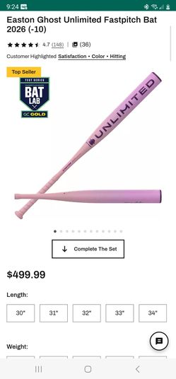 Easton Ghost Softball bats