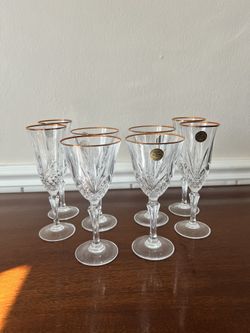 Crystal Wine And Champagne Glasses Brand New In Box 