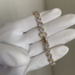 Gold Filled Beautiful Heart Bracelet 