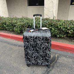 Luggage - Black & White American Tourister Disney Mickey Mouse Large Hardcase Check-In 