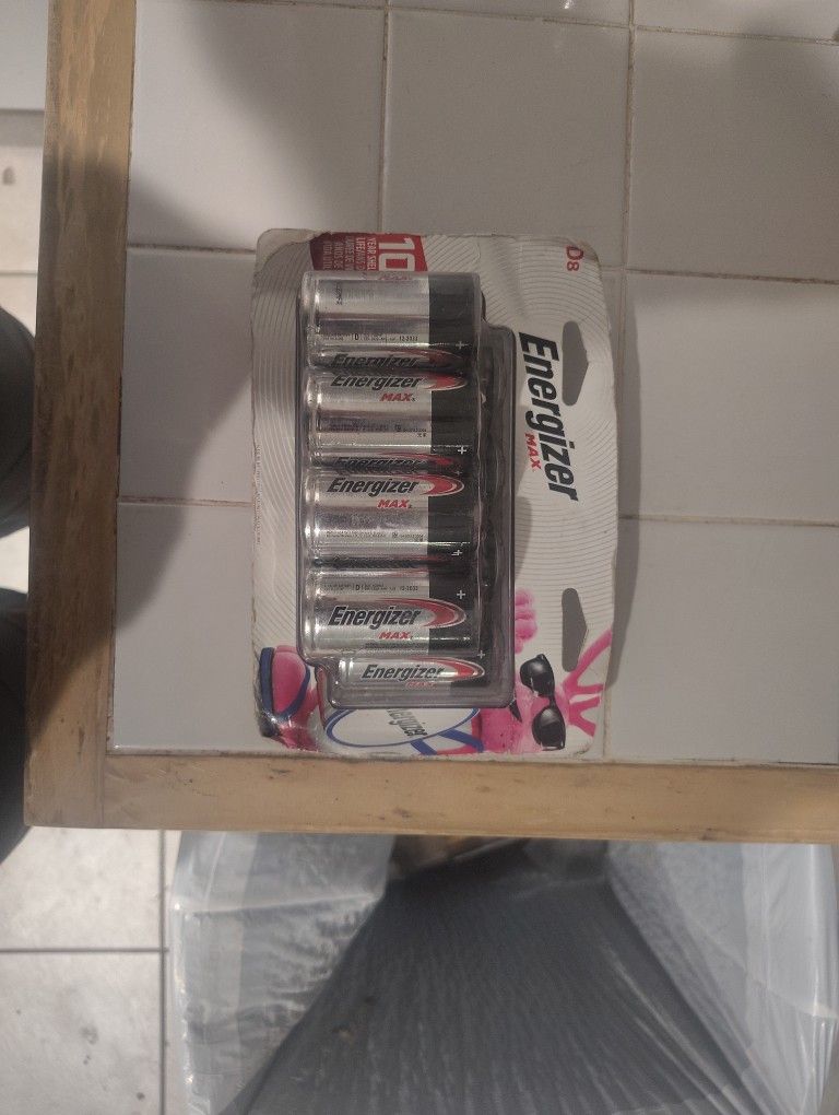 Energizer D Batteries Eight Pack