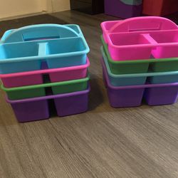 Bright Colored Storage Bins 