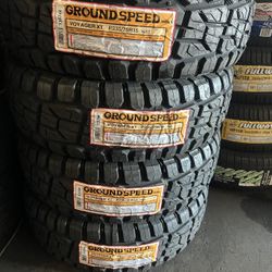 235/75/15 Ground-speed  New Tires Set Of 4 Installed And Balanced Set De 4 Llantas Nuevas Instaladas Y Balanceadas