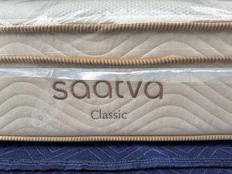Queen Saatva Classic Plush Mattress - Delivery Available