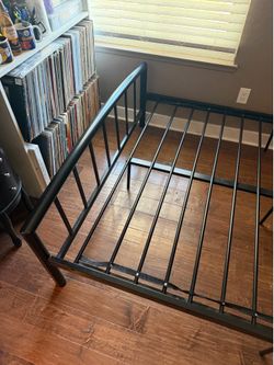 Full size metal bed frame