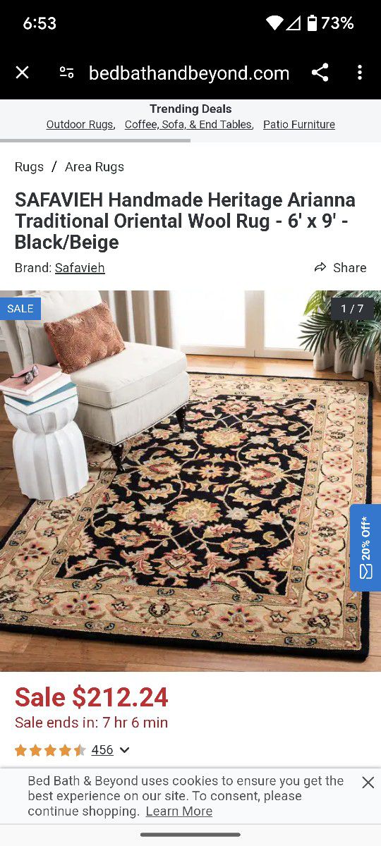 6 × 9 Like New Condition Rug