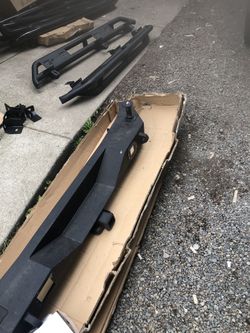 Brand new steps running bars for a Jeep Wrangler Sáhara