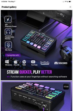 Fifine Audio Mixer