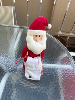 Santa Claus Plush Christmas Figurine