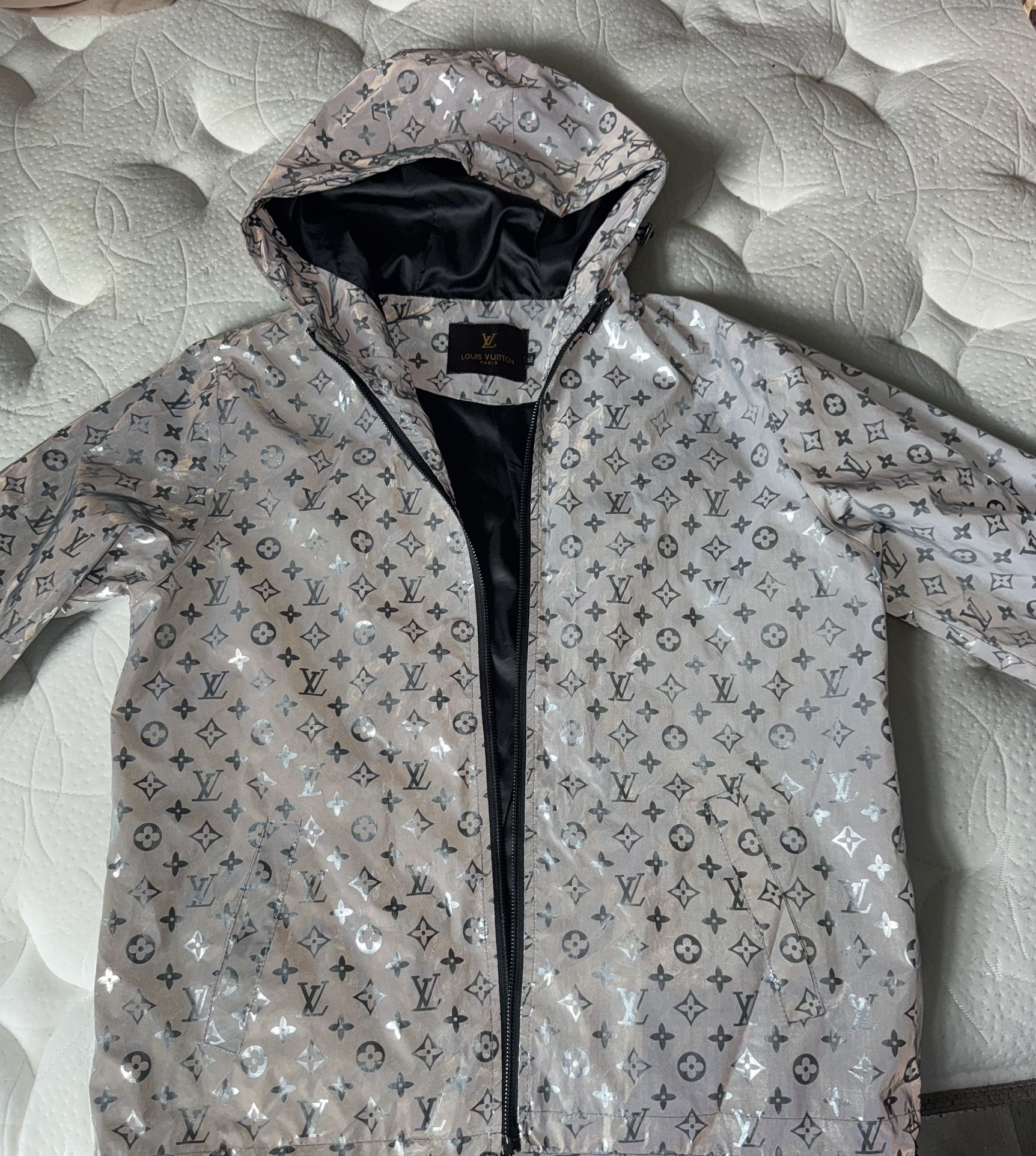 Silver Louis Vuitton Windbreaker
