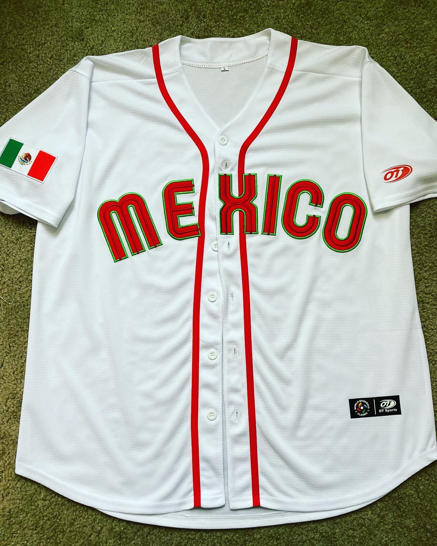 World Baseball Classic Mexico National Team Baseball Jersey