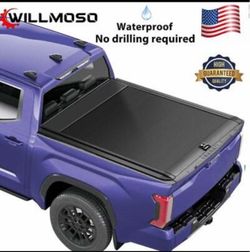 WILLMOSO Hard Retractable Tonneau Cover for Toyota Tundra 2025
