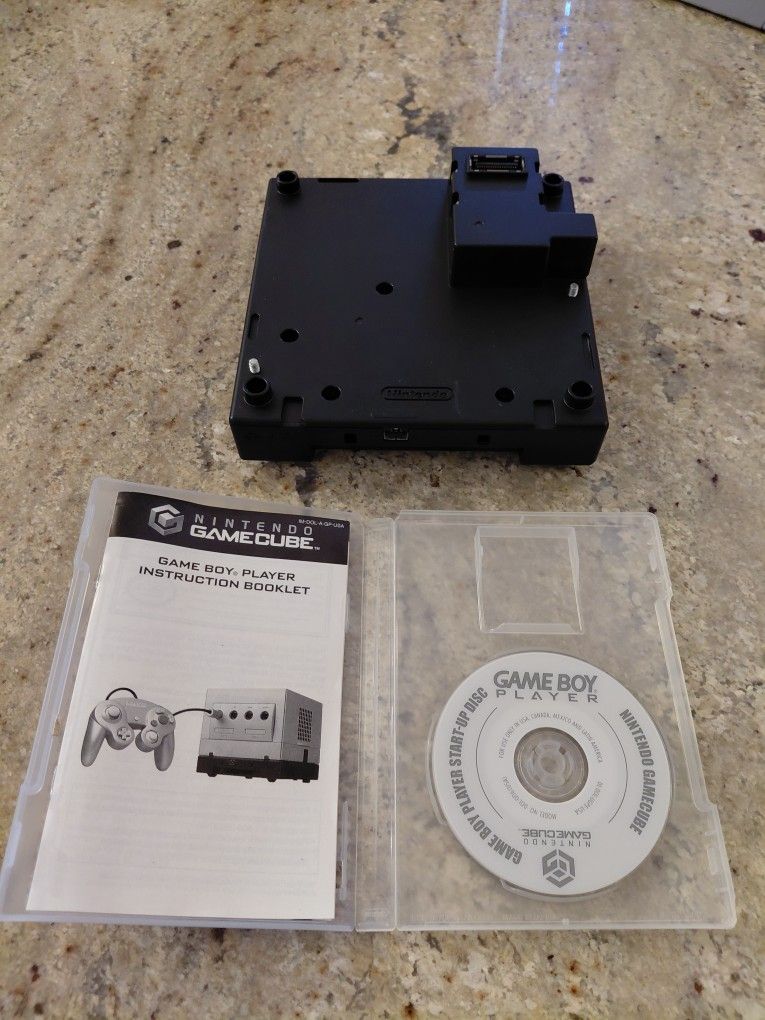 Nintendo Gamecube Gameboy Player Disc And Adapter