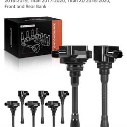 Premium 8PCS Ignition Coil Packs Compatible with Nissan Vehicles - V8 5.6L - NV2-2020, NV3-2019, Titan 2017-2020, Titan XD 2016-2020, 