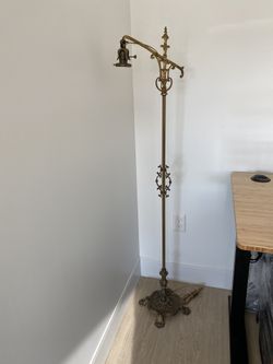 Antique Floor Lamp Early 1900s