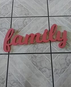 New wall sign
