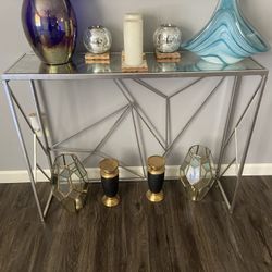 Glass Side Table