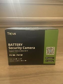 Brand new Tiejus 2.4G/5G Security Cameras Wireless Outdoor, 2K Solar Camera for Home Security