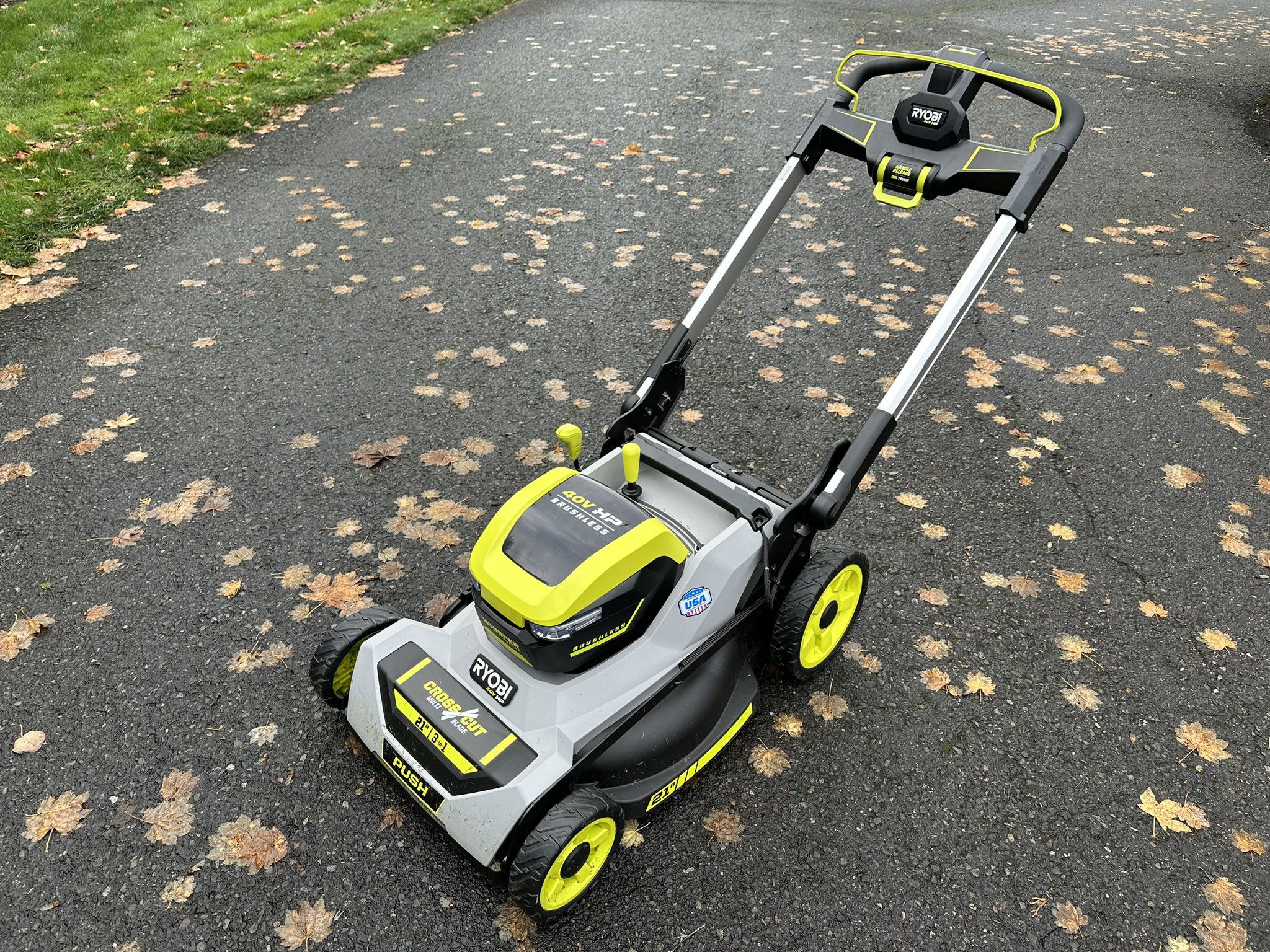 RYOBI 21” Whisper Electric Lawn Mower
