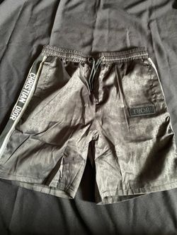 Side-Stripe Black Shorts