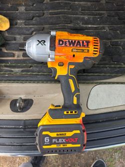 DEWALT XR BRUSHLESS IMPACT WRENCH WITH BATTERY $200 FIRM